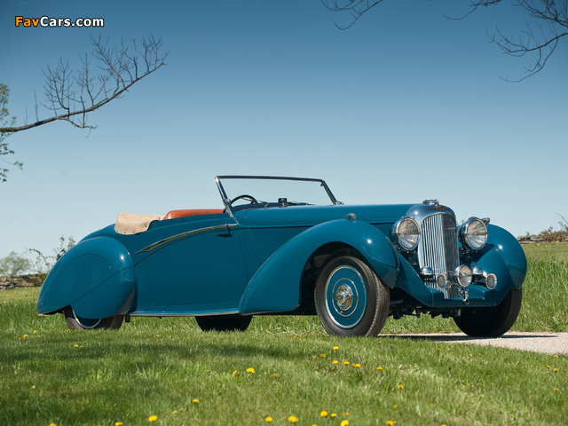 Lagonda LG6 Rapide Drophead Coupe 1938 wallpapers (640 x 480)