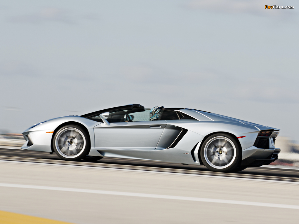 Lamborghini Aventador LP 700-4 Roadster US-spec (LB834) 2013 photos (1024 x 768)