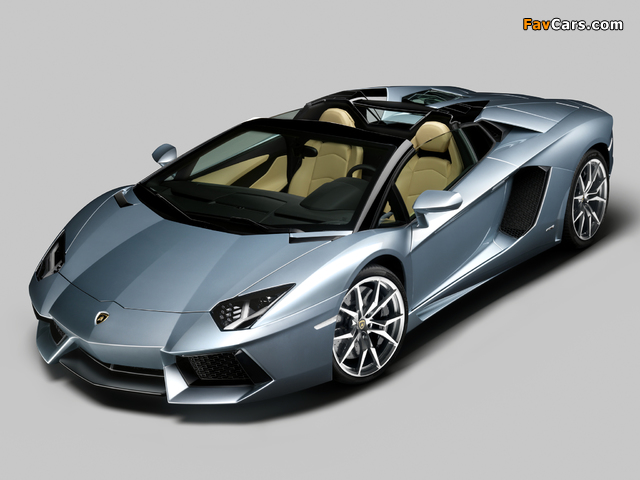 Photos of Lamborghini Aventador LP 700-4 Roadster (LB834) 2013 (640 x 480)