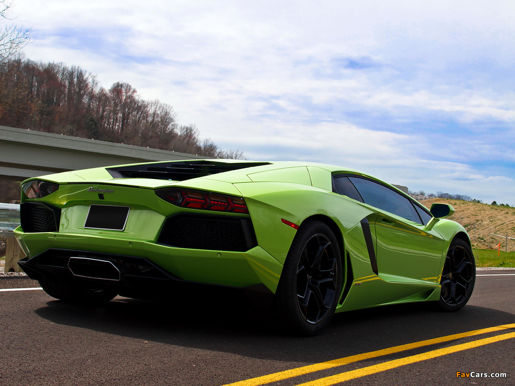 Lamborghini Aventador LP 700-4 US-spec (LB834) 2011 wallpapers (1024 x 768)