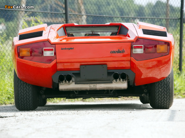 Images of Lamborghini Countach LP400 1974–78 (640 x 480)