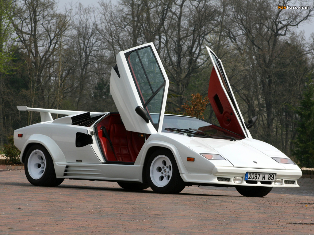 Images of Lamborghini Countach LP5000 Quattrovalvole 1988 (1024 x 768)