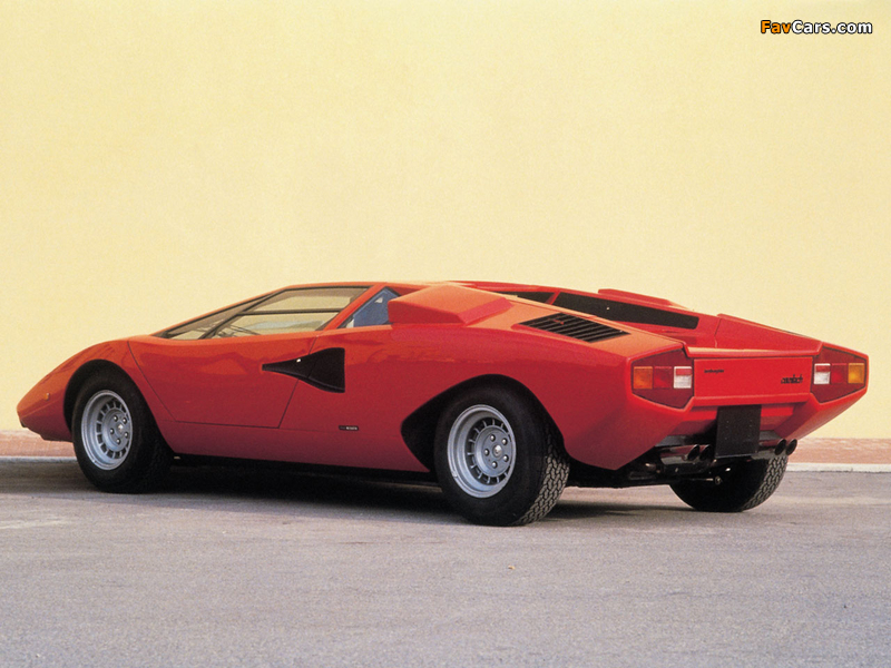 Lamborghini Countach LP400 1974–78 wallpapers (800 x 600)