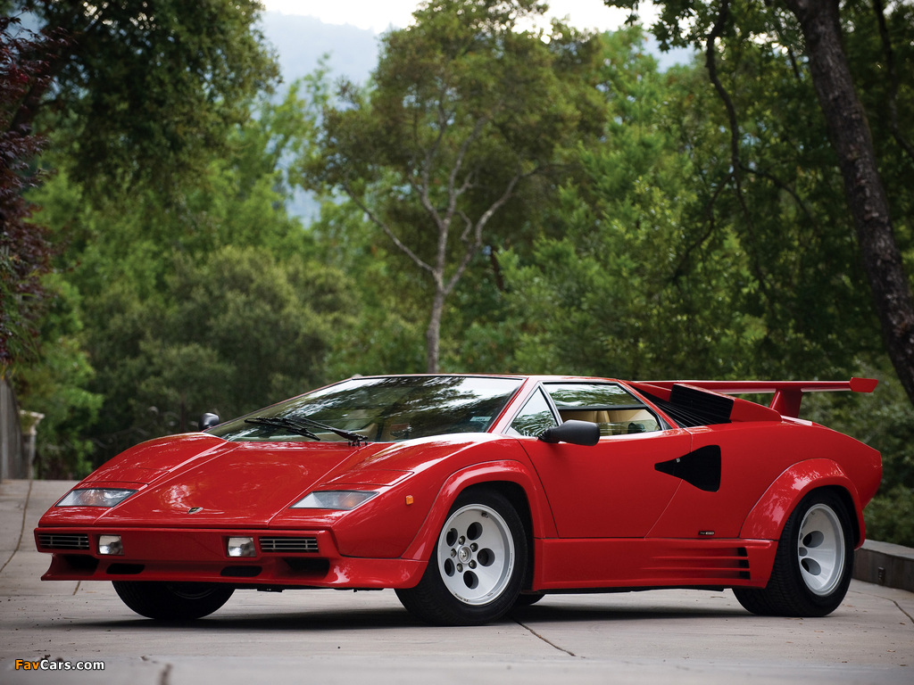 Lamborghini Countach LP5000 S Quattrovalvole 1985–89 photos (1024 x 768)