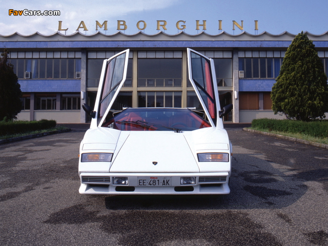 Lamborghini Countach LP5000 S Quattrovalvole 1985–89 wallpapers (640 x 480)