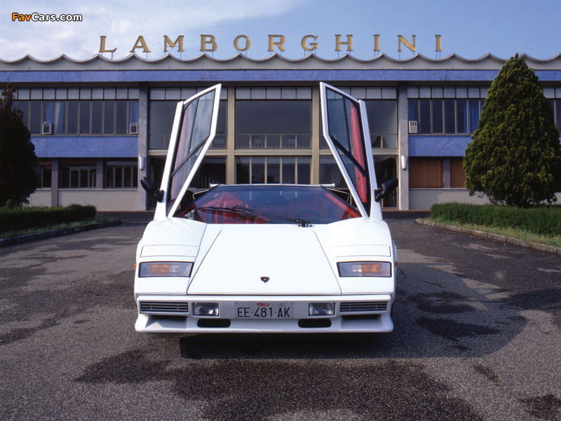 Lamborghini Countach LP5000 S Quattrovalvole 1985–89 wallpapers (800 x 600)
