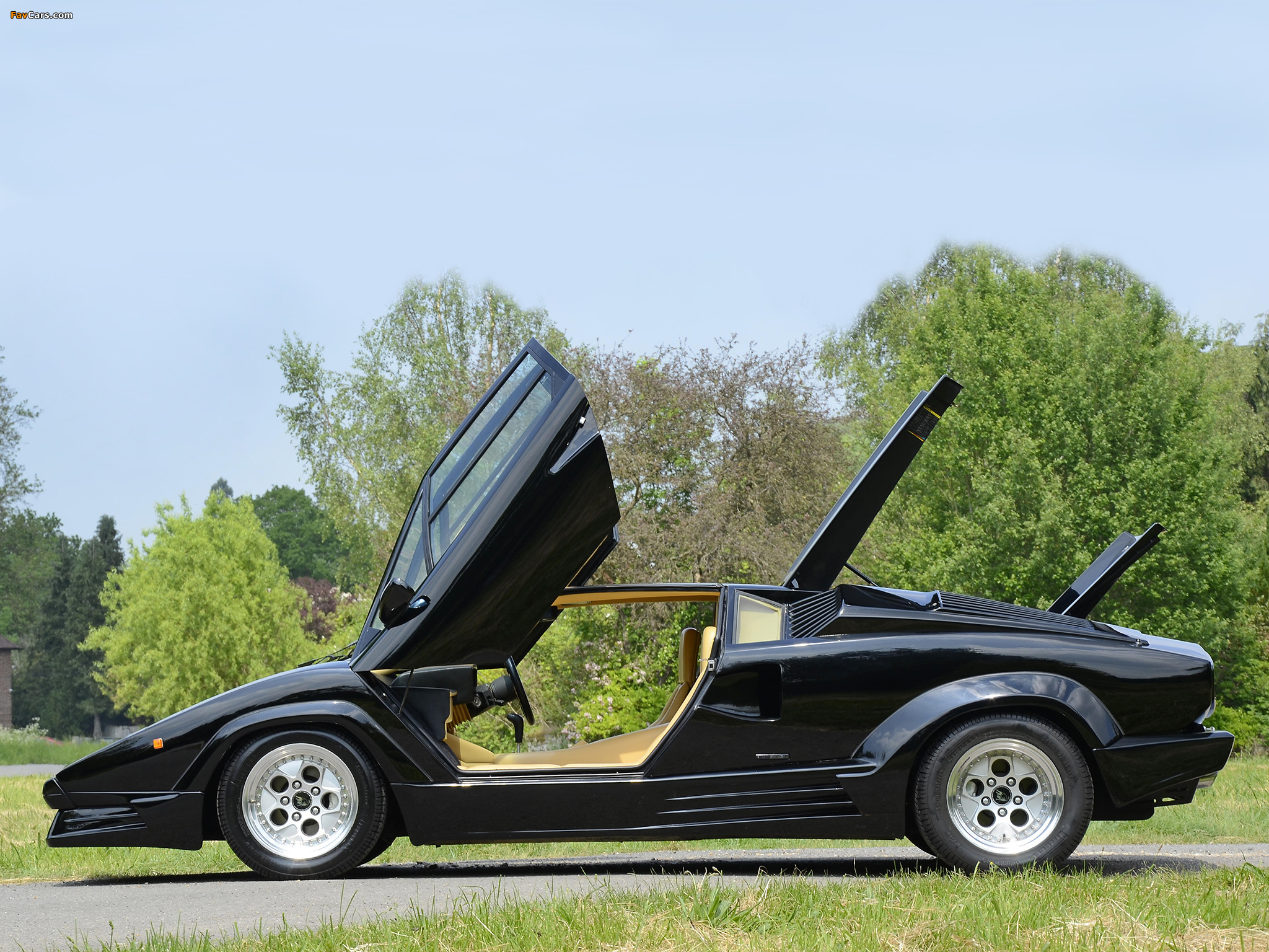 Lamborghini Countach 25th Anniversary UK-spec 1988–90 photos (2048 x 1536)