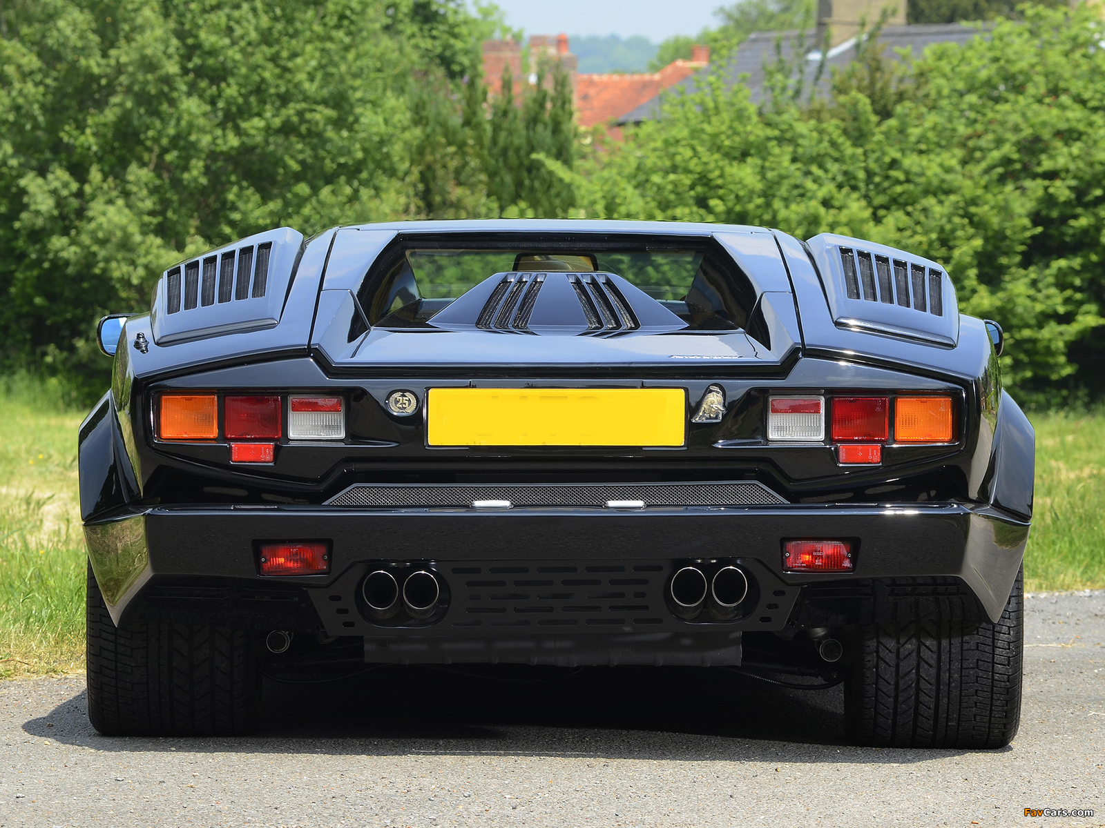 Lamborghini Countach 25th Anniversary UK-spec 1988–90 pictures (1600 x 1200)