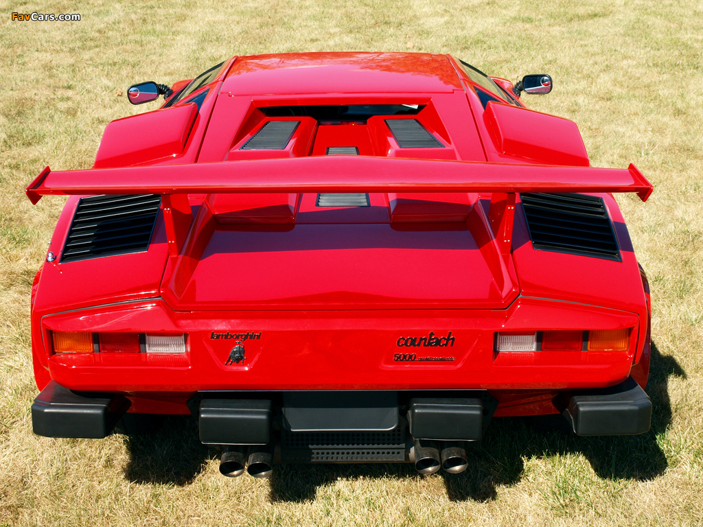 Lamborghini Countach LP5000 Quattrovalvole 1988 pictures (1024 x 768)