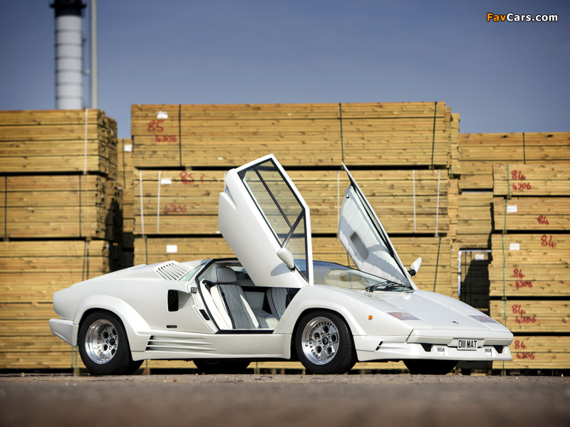 Lamborghini Countach 25th Anniversary UK-spec 1988–90 pictures (800 x 600)
