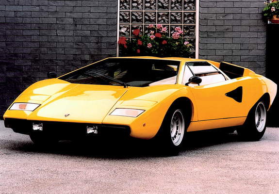 Early Countach Photos of Lamborghini Countach LP400 1974–78