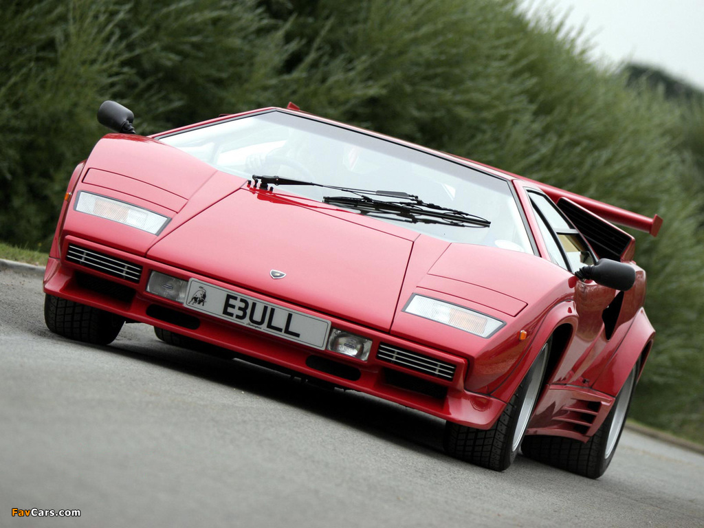 Photos of Lamborghini Countach 25th Anniversary UK-spec 1988–90 (1024 x 768)