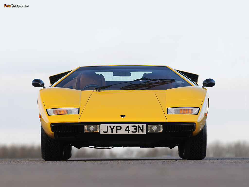 Pictures of Lamborghini Countach LP400 UK-spec 1974–78 (1024 x 768)