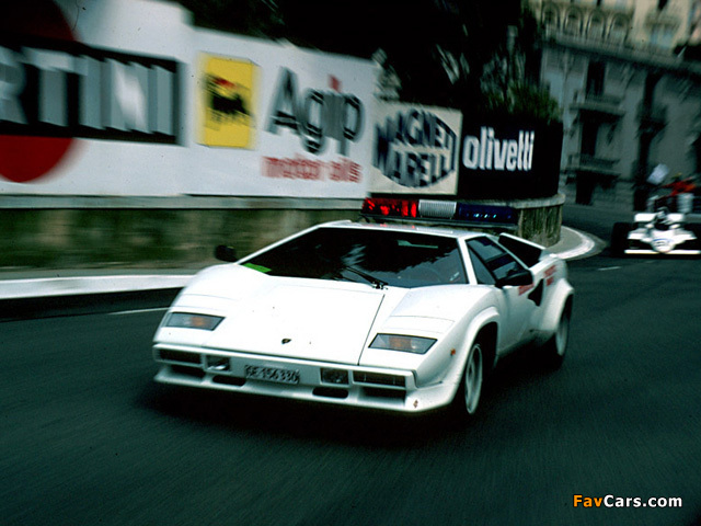 Lamborghini Countach LP400 S Monte Carlo GP Pace Car 1980–82 wallpapers (640 x 480)