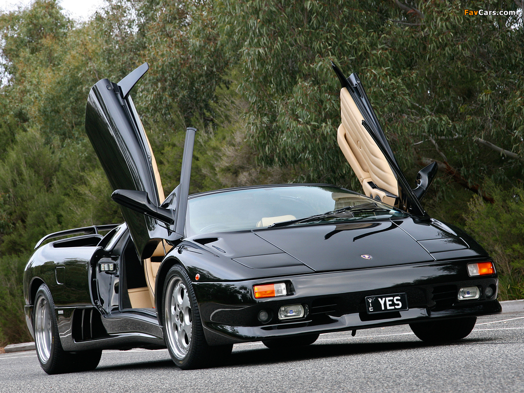 Images of Lamborghini Diablo VT Roadster AU-spec 1995–98 (1024 x 768)