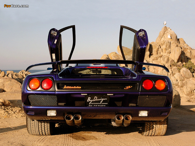 Images of Lamborghini Diablo SV Monterey Edition 1998 (800 x 600)