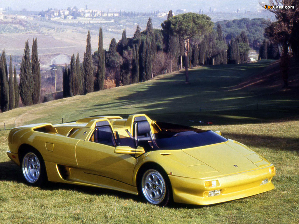 Lamborghini Diablo Roadster Prototype 1992 photos (1024 x 768)