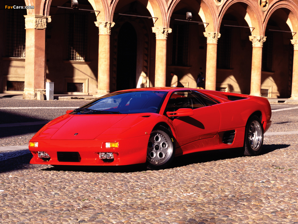 Lamborghini Diablo VT (ver.1) 1993–98 wallpapers (1024 x 768)