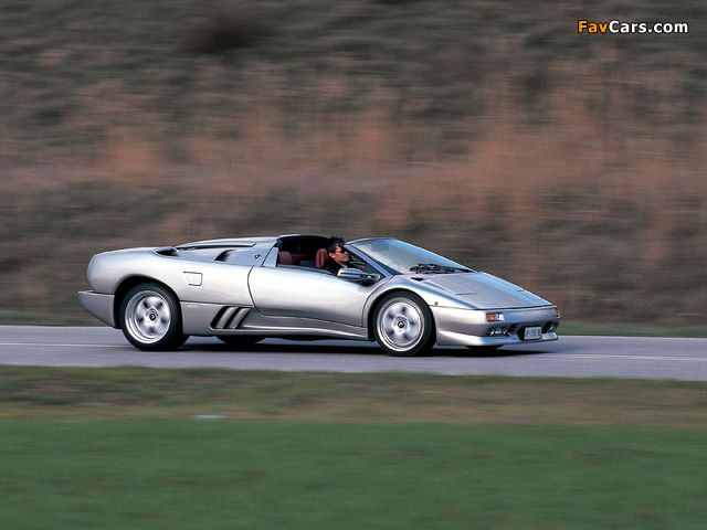 Lamborghini Diablo VT Roadster (ver.1) 1995–98 images (640 x 480)
