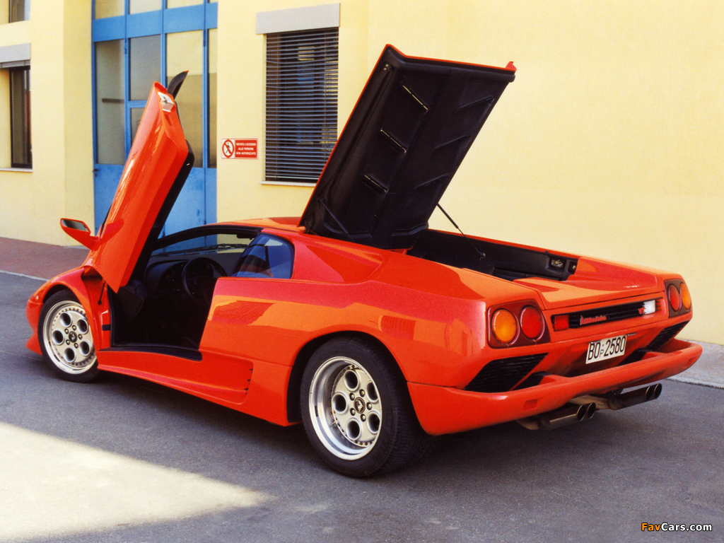 Lamborghini Diablo VT 1993–98 wallpapers (1024 x 768)