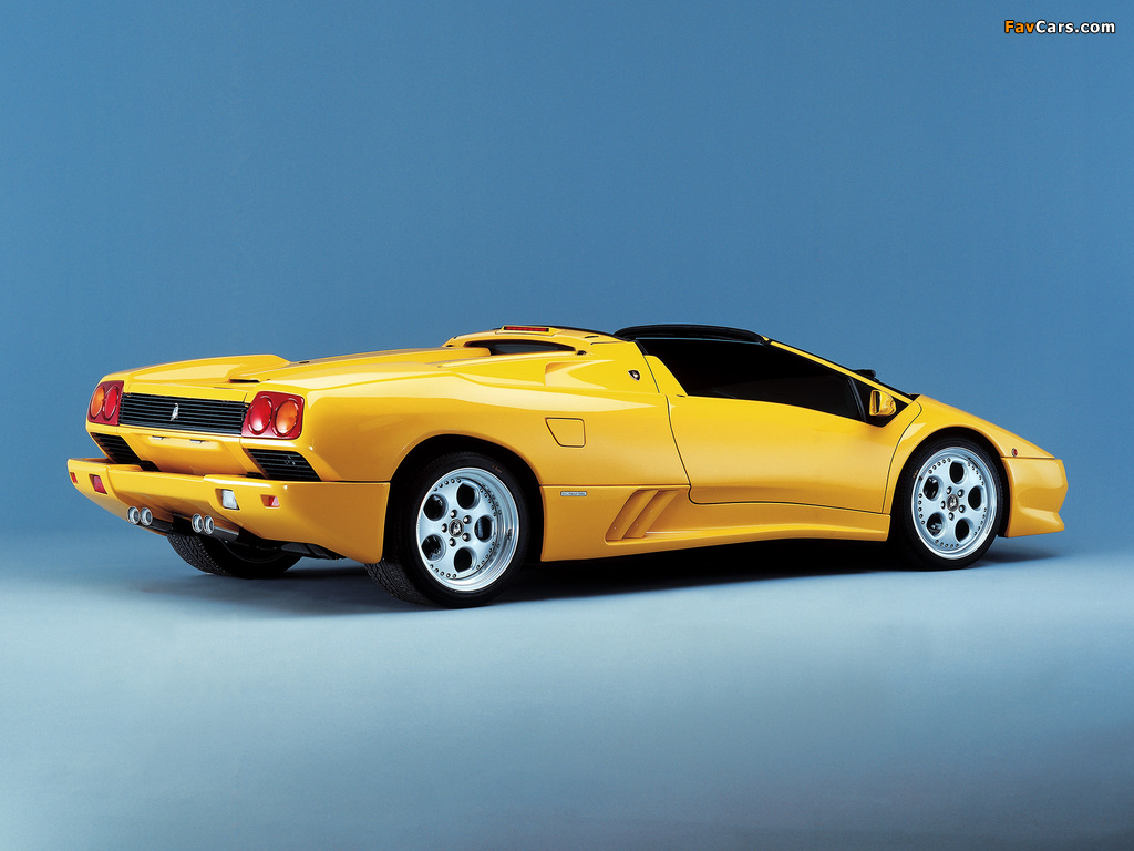 Lamborghini Diablo VT Roadster 1998–2000 wallpapers (1024 x 768)