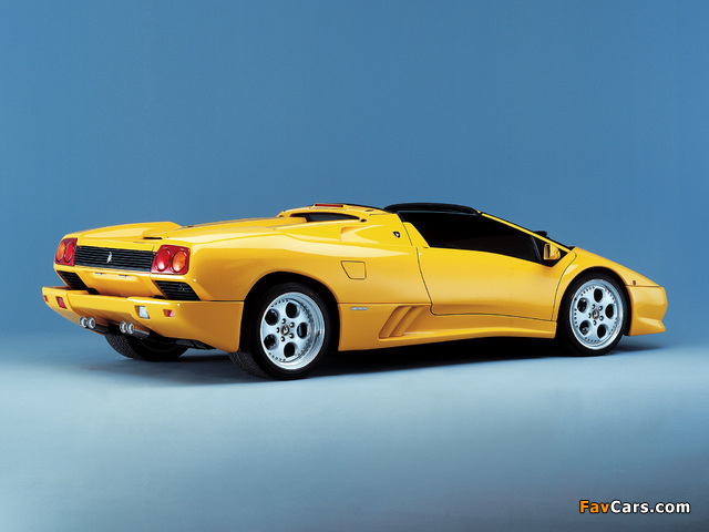 Lamborghini Diablo VT Roadster 1998–2000 wallpapers (640 x 480)