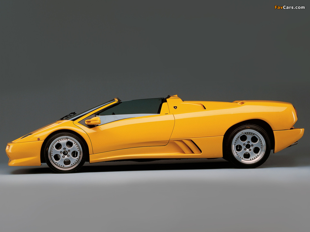 Lamborghini Diablo VT Roadster (ver.2) 1999–2000 wallpapers (1024 x 768)