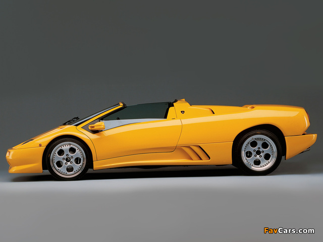 Lamborghini Diablo VT Roadster (ver.2) 1999–2000 wallpapers (640 x 480)