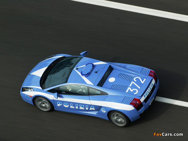 Images of Lamborghini Gallardo Polizia 2004 (640 x 480)