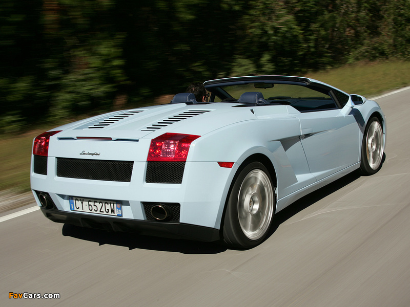 Images of Lamborghini Gallardo Spyder 2006–08 (800 x 600)