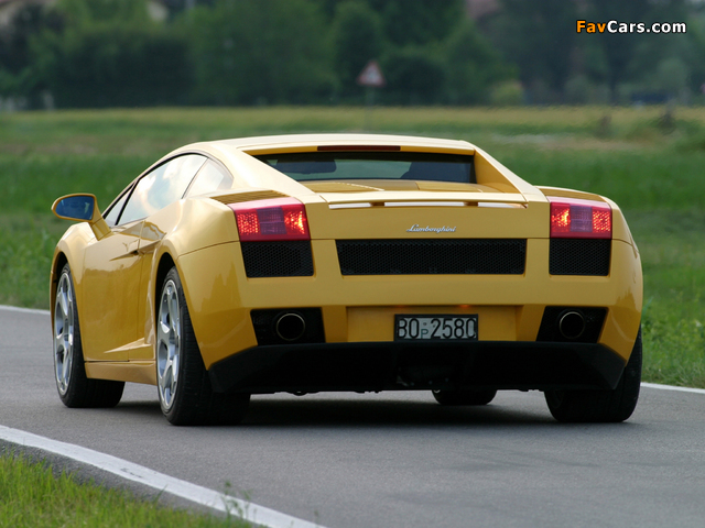 Lamborghini Gallardo 2003–08 photos (640 x 480)