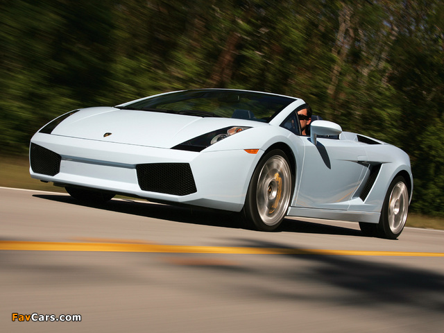 Lamborghini Gallardo Spyder 2006–08 photos (640 x 480)