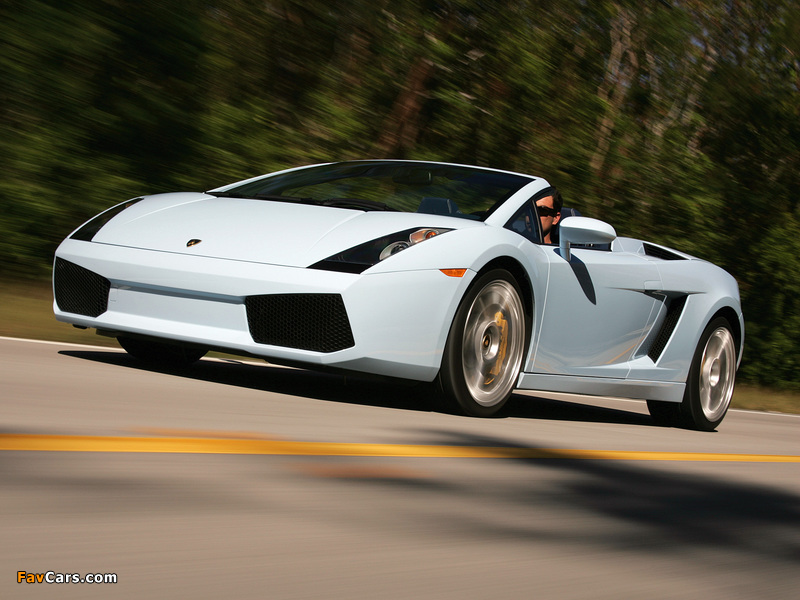 Lamborghini Gallardo Spyder 2006–08 photos (800 x 600)