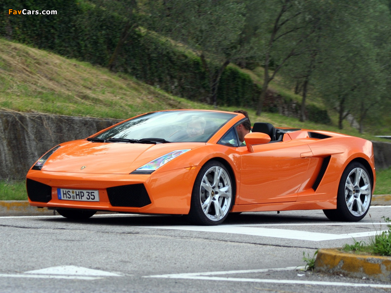 Lamborghini Gallardo Spyder 2006–08 photos (800 x 600)