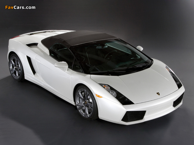 Lamborghini Gallardo Spyder 2006–08 pictures (640 x 480)