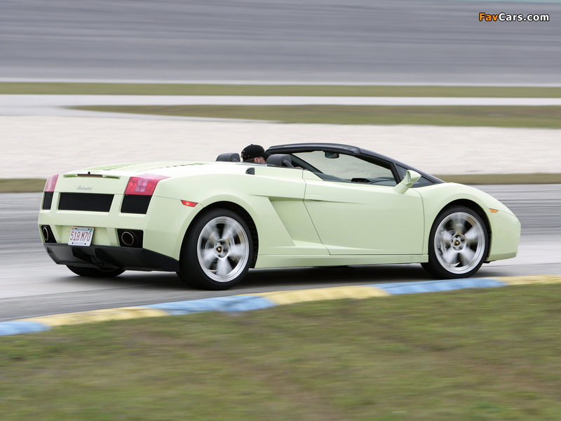 Lamborghini Gallardo Spyder US-spec 2006–08 pictures (800 x 600)