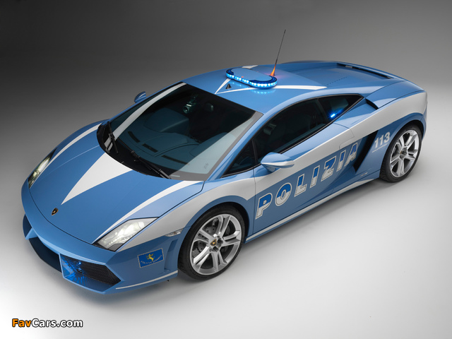 Lamborghini Gallardo LP 560-4 Polizia 2008–12 pictures (640 x 480)