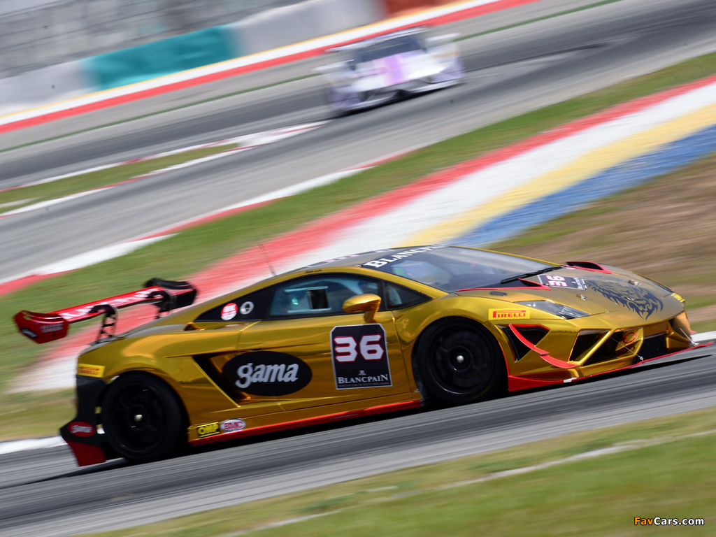 Lamborghini Gallardo LP 570-4 Super Trofeo 2013 wallpapers (1024 x 768)