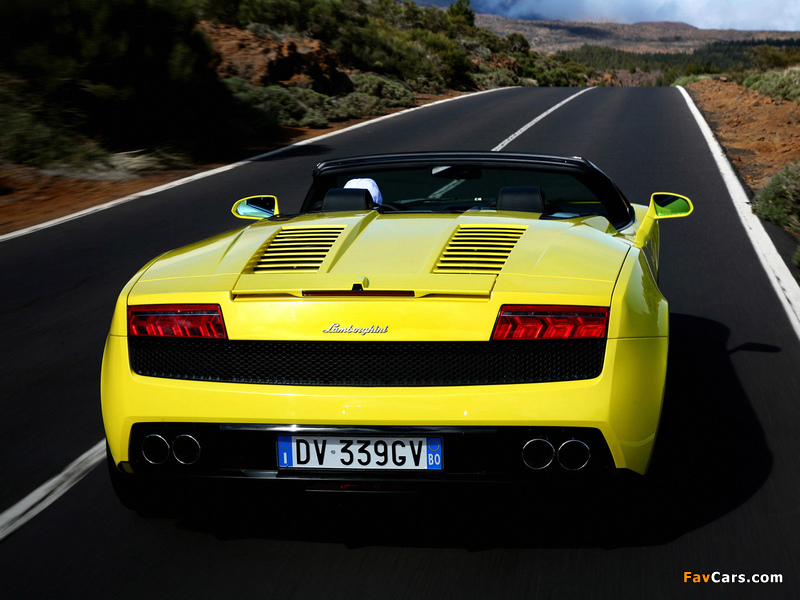 Photos of Lamborghini Gallardo LP560-4 Spyder 2008 (800 x 600)