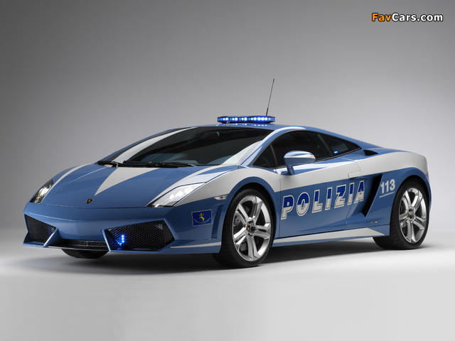 Photos of Lamborghini Gallardo LP 560-4 Polizia 2008–12 (640 x 480)