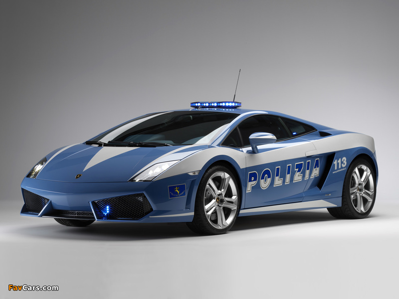 Photos of Lamborghini Gallardo LP 560-4 Polizia 2008–12 (800 x 600)