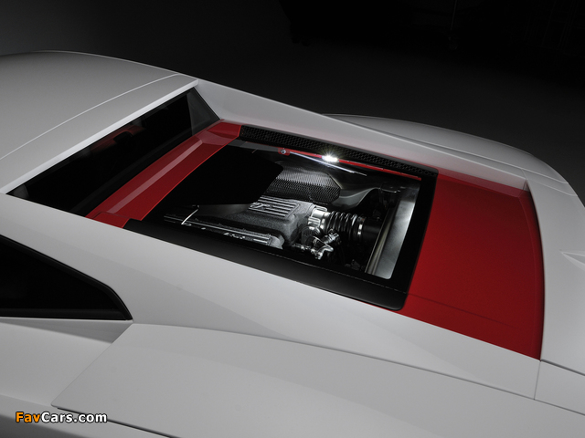 Pictures of Lamborghini Gallardo LP 560-4 Bianco Rosso 2012 (640 x 480)