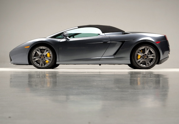 Lamborghini Gallardo Spyder US-spec 2006–08 wallpapers