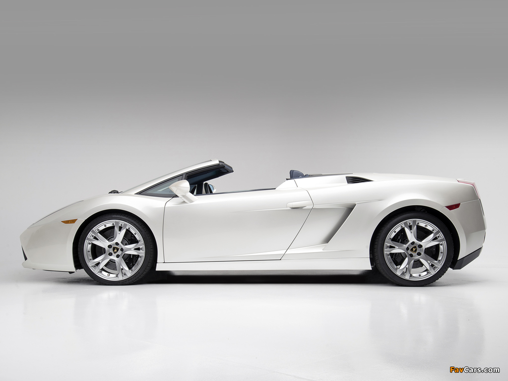 Lamborghini Gallardo Spyder US-spec 2006–08 wallpapers (1024 x 768)