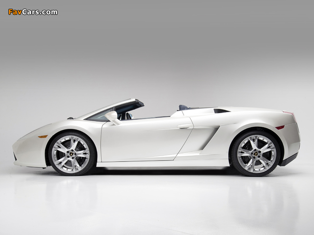 Lamborghini Gallardo Spyder US-spec 2006–08 wallpapers (640 x 480)