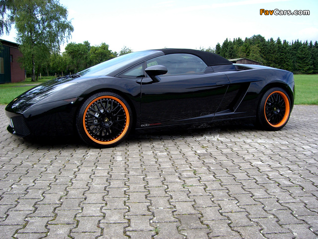 Edo Competition Lamborghini Gallardo Spyder 2007–08 wallpapers (640 x 480)