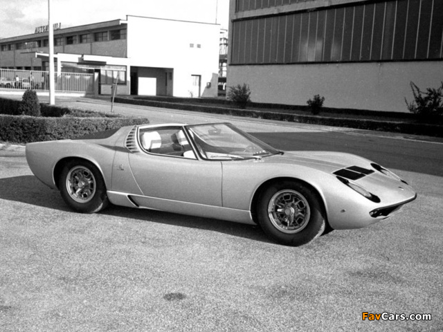 Lamborghini Miura Roadster 1968 images (640 x 480)