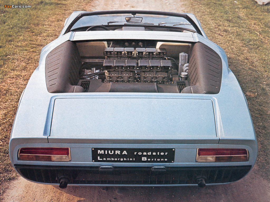 Lamborghini Miura Roadster 1968 images (1024 x 768)