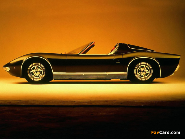 Lamborghini Miura Roadster 1968 photos (640 x 480)