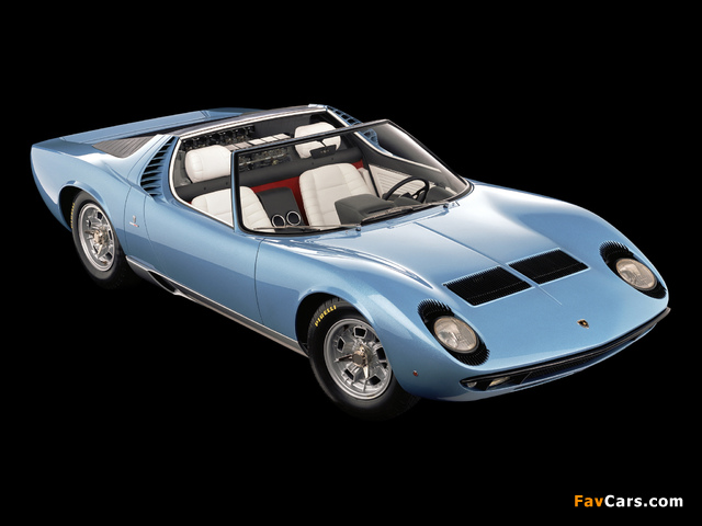 Lamborghini Miura Roadster 1968 photos (640 x 480)